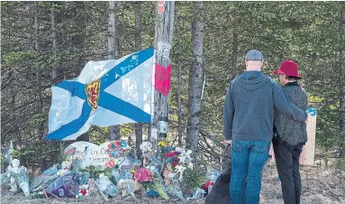 ?? ANDREW VAUGHAN THE CANADIAN PRESS ?? We don’t know the full circumstan­ces of the recent mass shooting in Nova Scotia in which 23 people were killed, including an RCMP officer, but we do know stricter gun laws reduce the risk that tragedies like this will happen, Bob Hepburn writes.