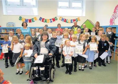  ??  ?? More than 600 children took part in the Summer Reading Challenge at Poynton Library