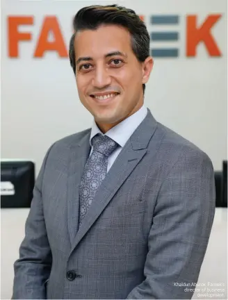  ??  ?? Khaldun Aburok, Farnek’s director of business developmen­t.