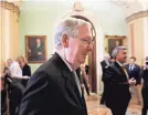  ?? AP ?? Sen. Mitch McConnell, R-Ky., and his colleagues are on the verge of funding the government through the end of the fiscal year.