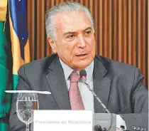  ?? ARQUIVO O DIA ?? Especulava-se que Temer fosse limitar os saques das contas inativas