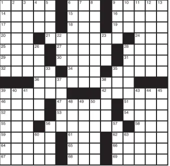  ?? ?? Solutions to both crosswords will appear in Sunday’s paper.