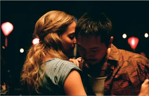  ?? COURTESY OF FOCUS FEATURES ?? Alicia Vikander and Justin Chon star in “Blue Bayou,” which Chon also wrote and directed.