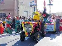  ??  ?? Le char de l’associatio­n lors du dernier carnaval.