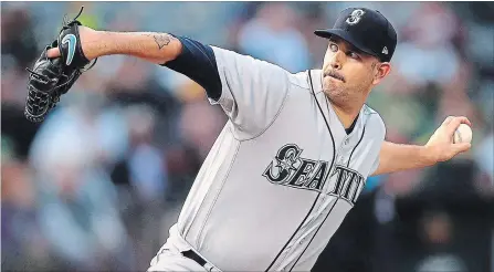  ?? ASSOCIATED PRESS FILE PHOTO ?? James Paxton, who is now with the New York Yankees, has received the 2018 Tip O’Neill Award as Canada’s top profession­al baseball player.