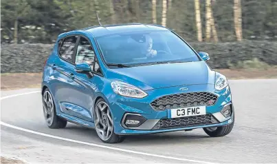  ??  ?? The new Fiesta ST can get from 0-62mph in 6.7 seconds.