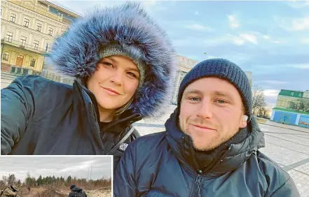  ?? ?? ‘‘Unfathomab­le’’ and ‘‘horrific’’ scenes are playing out in front of Waikato-raised journalist Lisette Reymer and cameraman Daniel Pannett in Ukraine. Reymer said televised coverage of the war in Ukraine simply can’t show the full scale of terror.