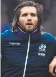  ??  ?? Scotland lock Ben Toolis. JIM TUCKER