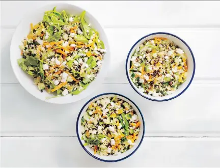  ?? ATCO BLUE FLAME KITCHEN ?? This lentil and mixed vegetable couscous salad keeps for several days, which means leftovers are perfect for bagged lunches.