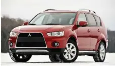  ?? PHOTO COURTESY MITSUBISHI ?? The Mitsubishi Outlander has the best warranty in the business.