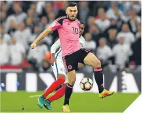  ??  ?? ■ Scotland midfielder Robert Snodgrass.