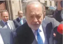  ??  ?? El empresario Carlos Slim se reunió en Palacio Nacional con el titular de la SHCP para dialogar sobre la inversión privada.
