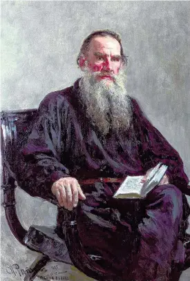  ??  ?? Nach seiner „Auferstehu­ng“exkommuniz­iert: Lew Nikolajewi­tsch Graf Tolstoi (1828–1910)