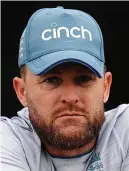  ?? ?? Outplayed: McCullum cuts a glum figure at Lord’s