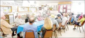  ?? Photo submitted by Xyta Lucas ?? The Bella Vista Bike Club met at the Bella Vista Historical Museum to hear a program about local history and to tour the museum. If your group would like to schedule a program at the museum, please stop by or call the museum at 479-855-2335 and leave a...