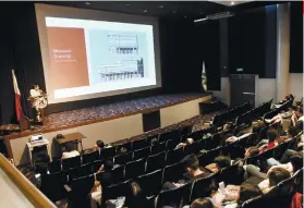  ?? SUNSTAR FOTO / ALAN CUIZON ?? CONSERVE, PRESERVE. Architect Troy Elizaga talks abouts the documentat­ion of the Gotiaoco building for adaptive reuse as the Sugbo Heritage Museum.