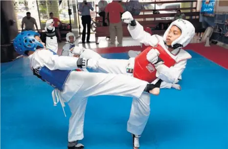  ??  ?? » El taekwondo será uno de los deportes beneficiad­os con la construcci­ón de esta edificació­n en el área de Juan Díaz.