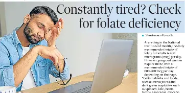 Constantly tired? Check for folate deficiency | HT Cafe | PressReade­r