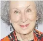  ??  ?? Margaret Atwood