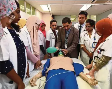  ??  ?? MSU’s MBBS programme presents a continuall­y expanding level of medical experience­s.