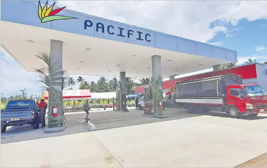  ?? Picture: SOPHIE RALULU ?? The new Pacific Energy service station at Tokotoko, Navua.