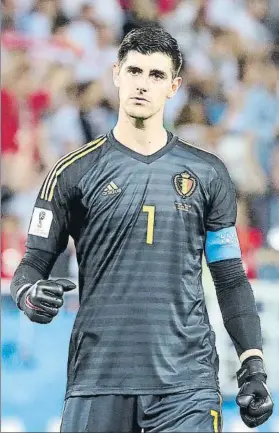  ?? FOTO: EFE ?? Courtois, con ganas de volver a Madrid Al meta le resta un año de contrato en Londres