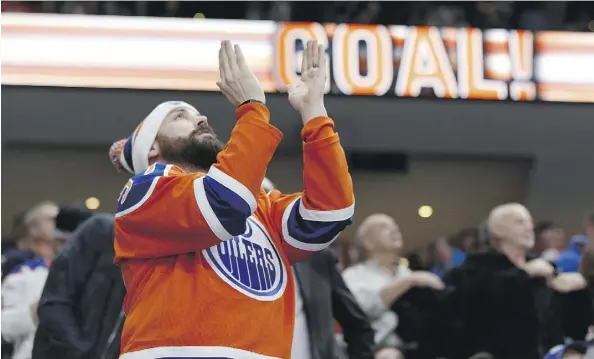  ?? IAN KUCERAK ?? Fans who want to see the Oilers in playoff action at Rogers Place will have to pony up anywhere from 44-62 per cent more for tickets.