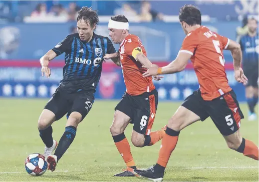  ??  ?? Lassi Lappalaine­n et l’Impact de Montréal affrontero­nt le Toronto FC en finale du Championna­t canadien de soccer, dans un mois. - Archives