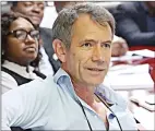  ?? (Courtesy pic) ?? Minister of Finance Neal Rijkenberg during a budget preparatio­n meeting that was held yesterday.