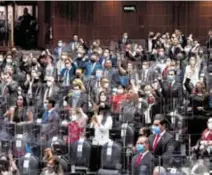  ?? LAURA LOVERA ?? Morena, con menos diputados en la LXV Legislatur­a