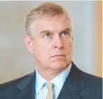  ??  ?? DENIALS: Prince Andrew.