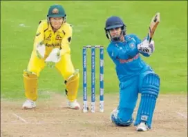  ?? REUTERS ?? Mithali Raj reached a major landmark of her career against Australia on Wednesday.