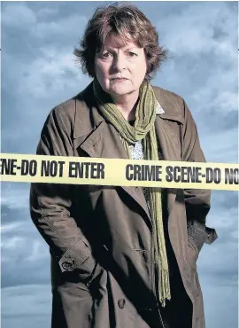  ??  ?? COMPELLING: Brenda Blethyn plays Ann Cleeves’ detective Vera