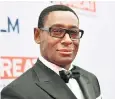  ??  ?? David Harewood, the Homeland star, said ‘any attempt to bash Trump is good’