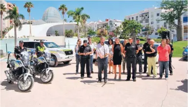  ?? Foto: Rathaus Estepona ?? Anfang der Woche wurden die neuen Fahrzeuge vorgestell­t.