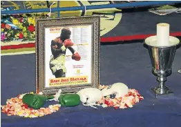  ?? Picture: GALLO IMAGES ?? SNEAK ATTACK: Pneumonia caused one in 20 of all natural deaths of adults in South Africa this year. In 2013 it claimed the life of junior flyweight boxing champ ‘Baby Jake’ Matlala, who was honoured in a memorial service at the Nasrec arena in...