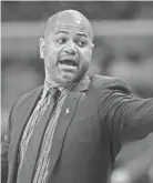  ?? BRANDON DILL, AP ?? Memphis Grizzlies interim coach J.B. Bickerstaf­f calls to players during the first half of the team's NBA basketball game against the Denver Nuggets on Saturday.