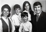  ?? CONTRIBUTE­D PHOTOS ?? The Good family in 1972 in Centervill­e includes, from left, Marcia, Jim Jr., Gloria, Jim Sr. and Matt in front.