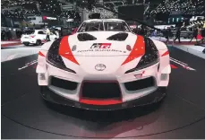  ??  ?? The Toyota GR Supra Racing Concept was revealed at the Geneva Internatio­nal Motor Show last week EPA