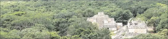  ?? Special to The Okanagan Weekend ?? The forests of the Yucatan Peninsula hide amazing history and pyramids such as Chichén Itzá and Uxmal, while the beaches have the glitz and glitter of the Mayan Riveria.