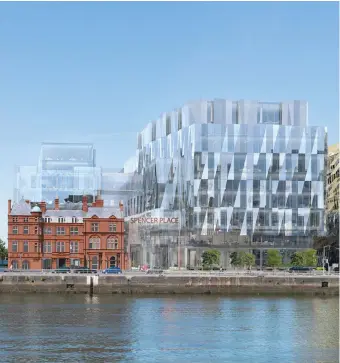  ??  ?? Johnny Ronan’s €300m developmen­t at Spencer Place could ultimately support 5,000 jobs