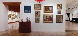  ??  ?? The interior of the Santa Fe Art Auction.