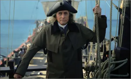  ?? PHOTOS: APPLE TV+ ?? “Franklin,” starring Michael Douglas, focuses on Benjamin Franklin's sojourn to France as he sought help in The Colonies' war against Britain.