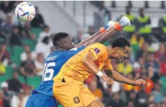  ?? REUTERS ?? The Netherland­s’ Cody Gakpo, right, scores against Senegal.