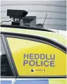  ??  ?? Dyfed-Powys Police is set to be the first force this side of the Atlantic to use this new in-car camera.
