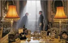  ?? COURTESY OF FOCUS FEATURES ?? Winston Churchill, portrayed by Gary Oldman, left, speaks with King George VI, played by Ben Mendelsohn, in a scene from “Darkest Hour.”