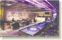  ??  ?? The Millennial­s Shibuya in Japan is a favorite among Filipino travelers.