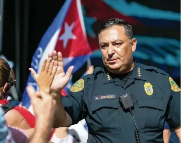  ?? MATIAS J. OCNER mocner@miamiheral­d.com, 2021 ?? Miami commission­ers have called for a special meeting on Sept. 27 to discuss the future of Miami Police Chief Art Acevedo, who has come under fire after a series of controvers­ial moves and gaffes.