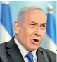  ??  ?? Benjamin Netanyahu