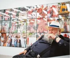  ?? Foto: dpa ?? Hermann Nitsch 2016 im Museum moderner Kunst Wien.